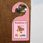 New Baby "Beautiful Butterfly" Personalized Doorhanger G11960